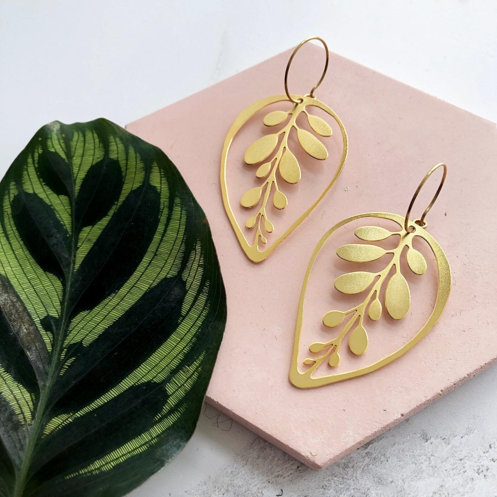 Gold Makoyana Hoop Earrings