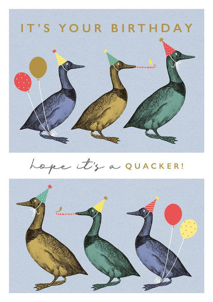 Birthday Quacker Card