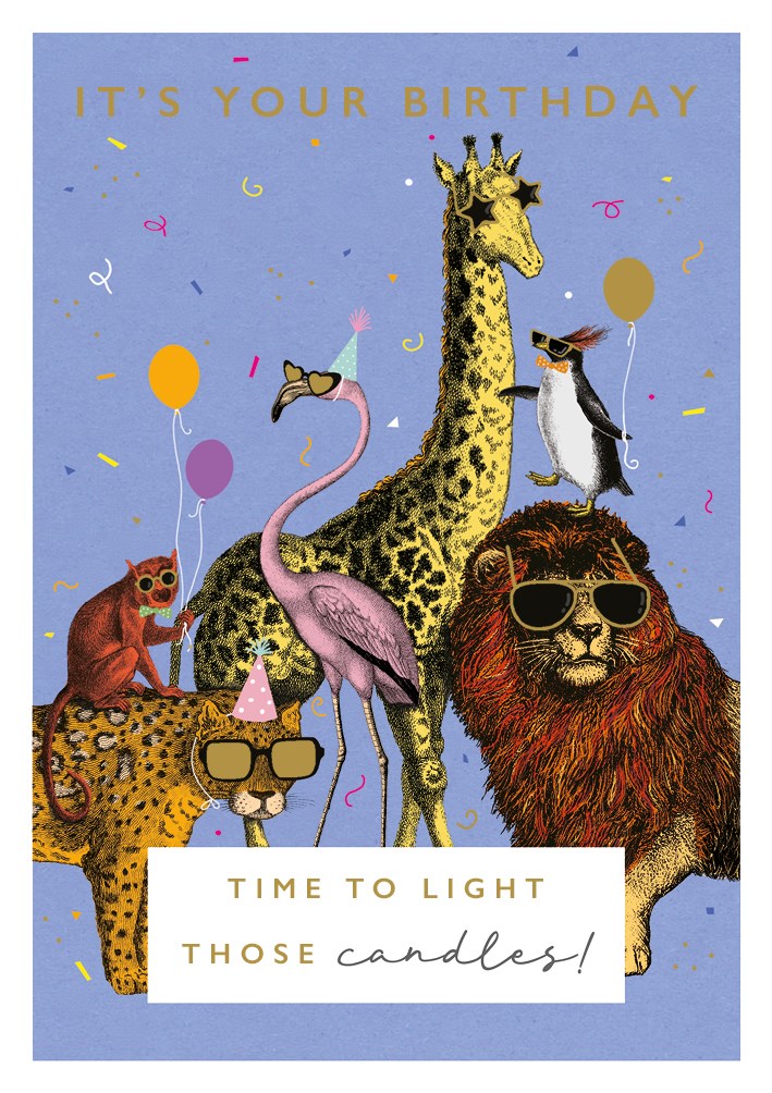 Time to Light Those Candles Card