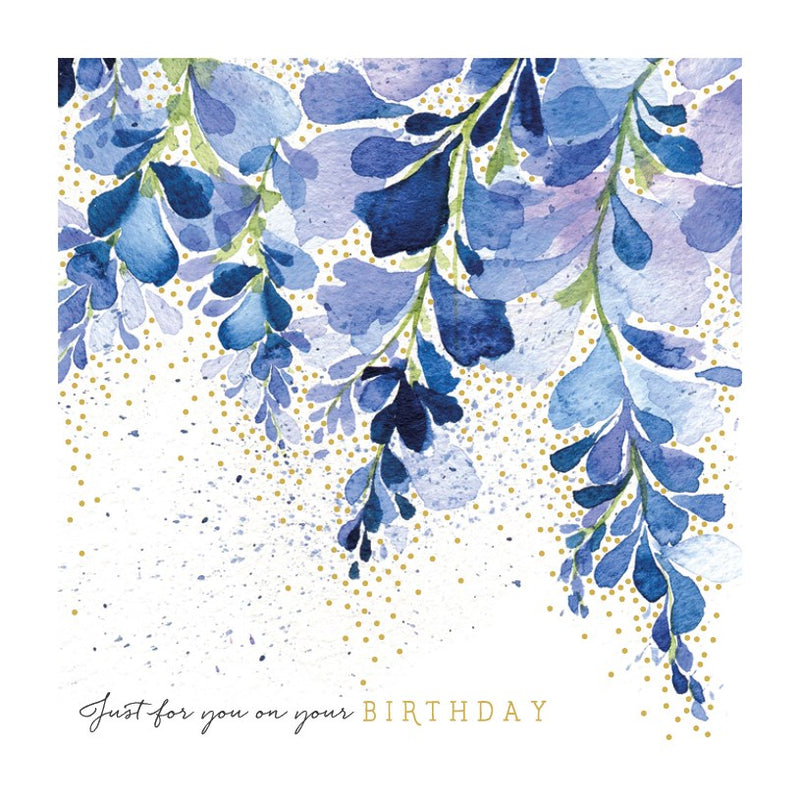 Purple Trailing Foliage Card