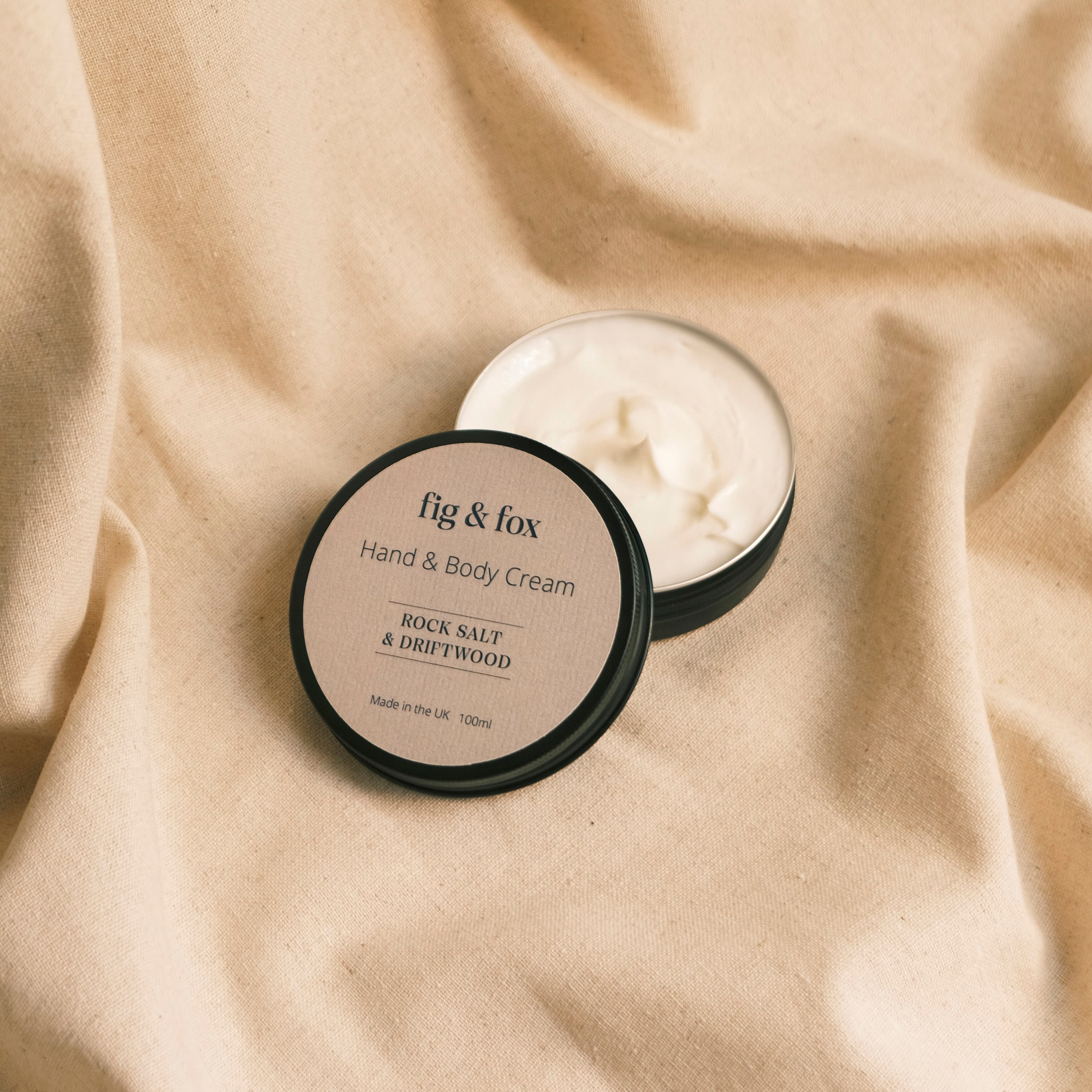 Rock Salt & Driftwood Hand & Body Cream