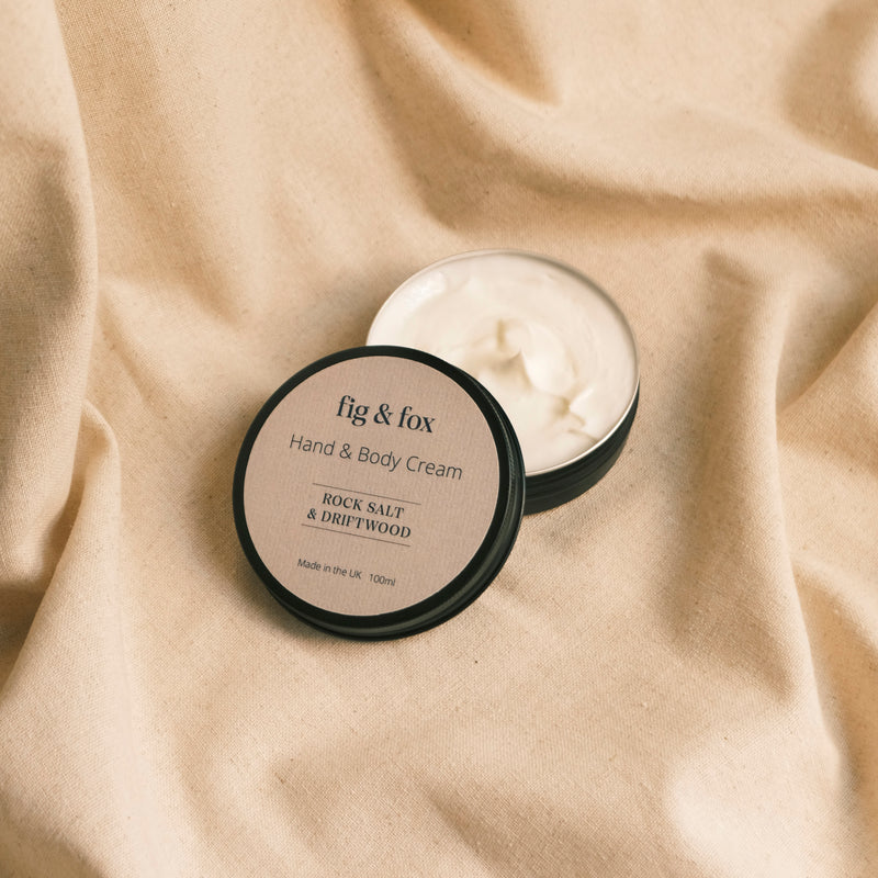 Rock Salt & Driftwood Hand & Body Cream