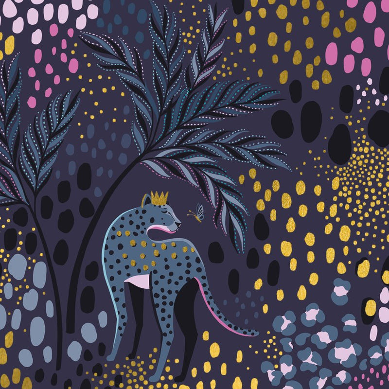 Leopard in Jungle Card