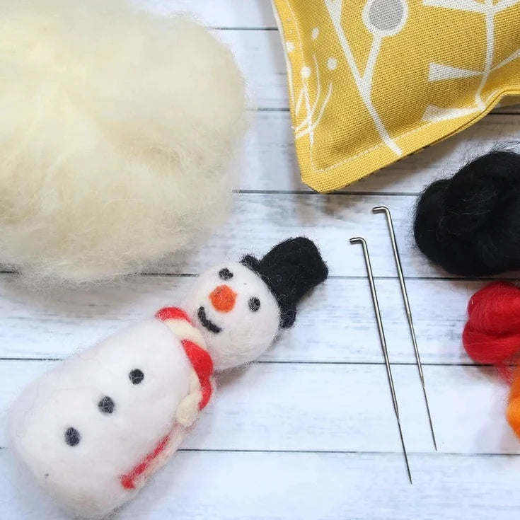Snowman Felting Kit