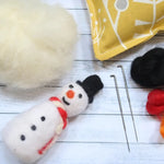 Snowman Felting Kit