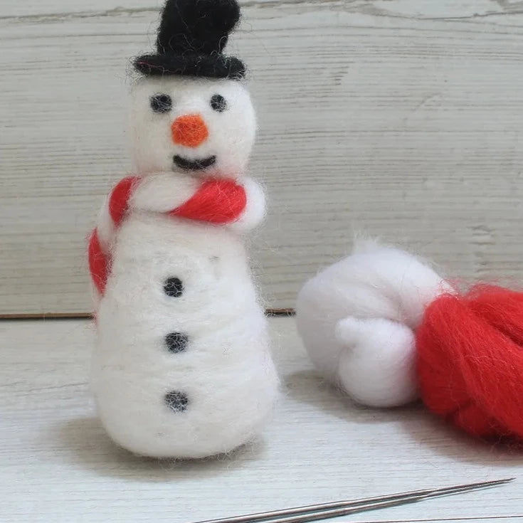Snowman Felting Kit