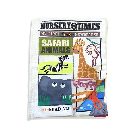 Crinkly Books - Safari Animals