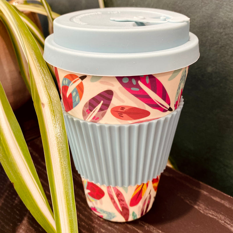 Blue Leaf Bamboo Re-Usable Cup