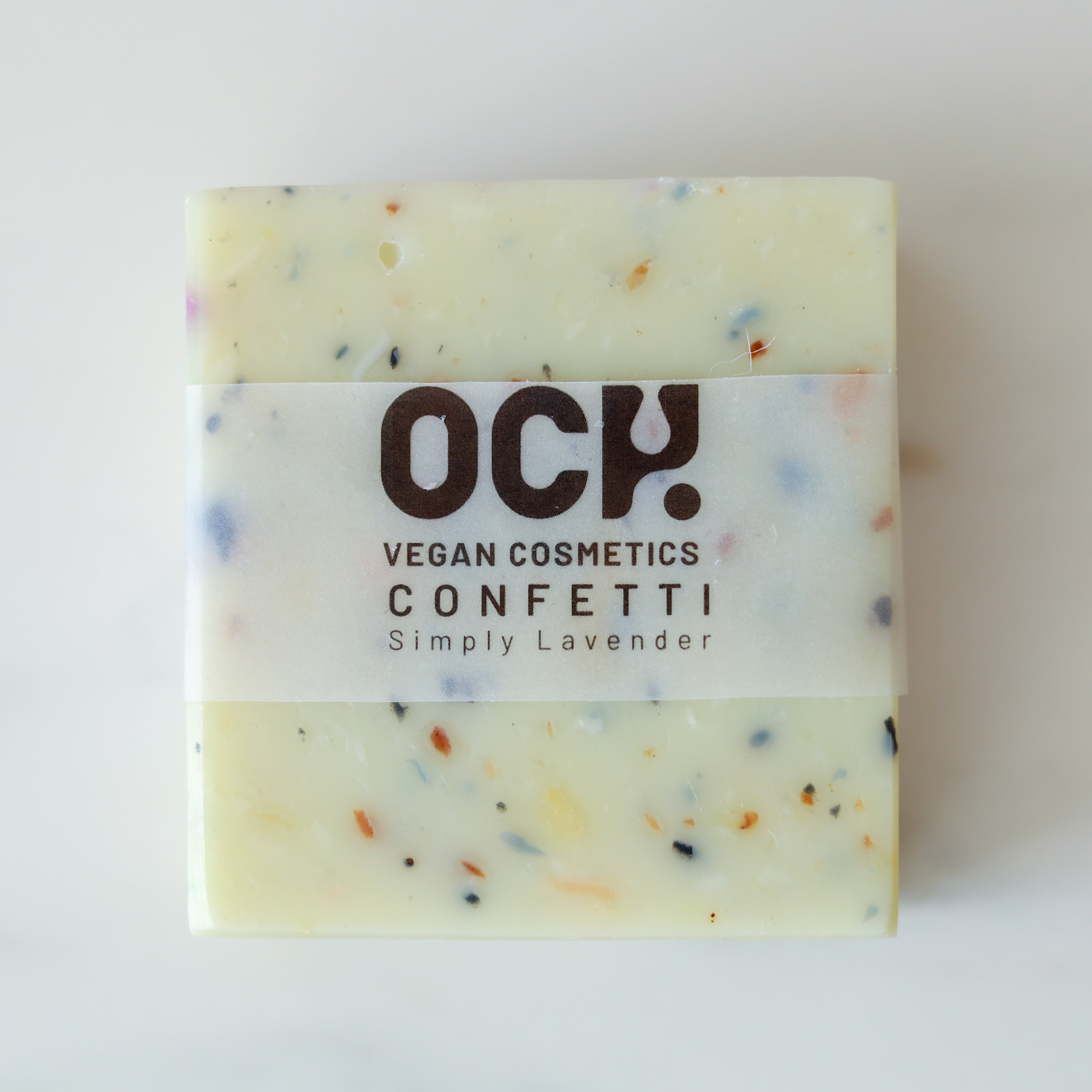 Confetti Soap Slice