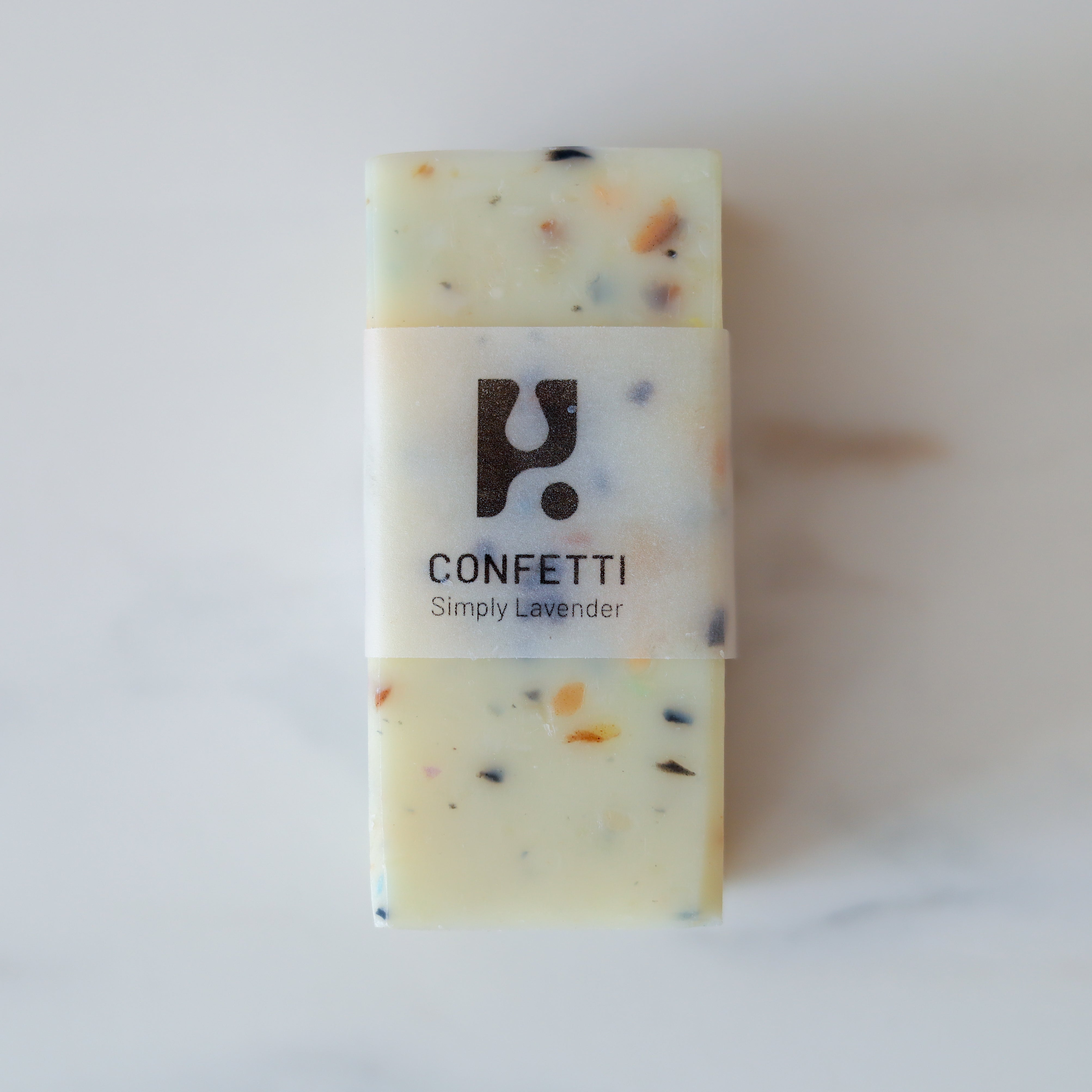 Confetti Soap Slice