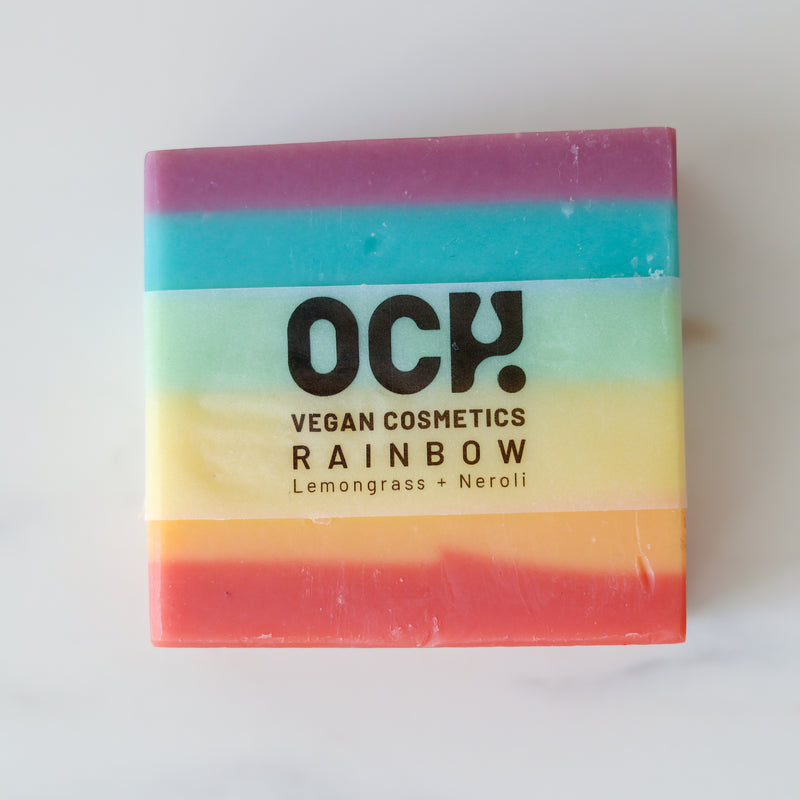 Rainbow Soap Slice