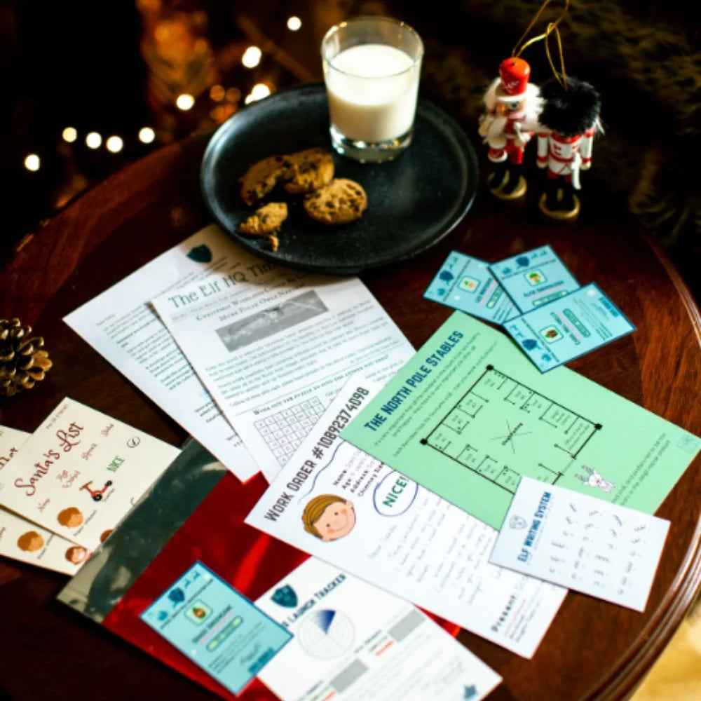 Christmas Children’s Escape Room Game - Elf HQ (Age 6-9)