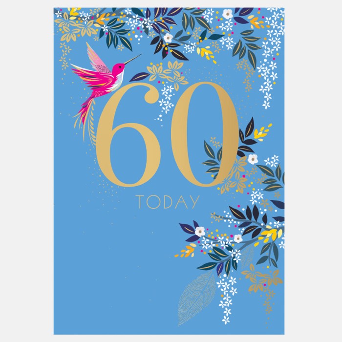 60 Today Card