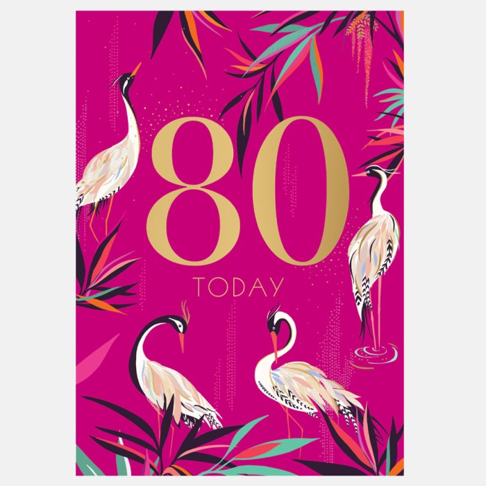80 Today Card