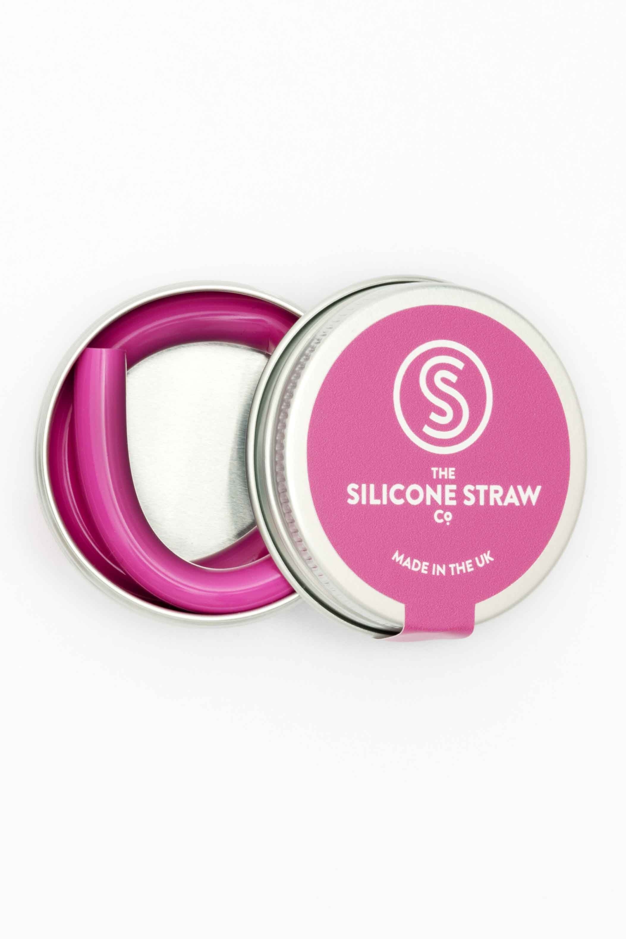 Silicone Straw Tin