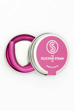 Silicone Straw Tin