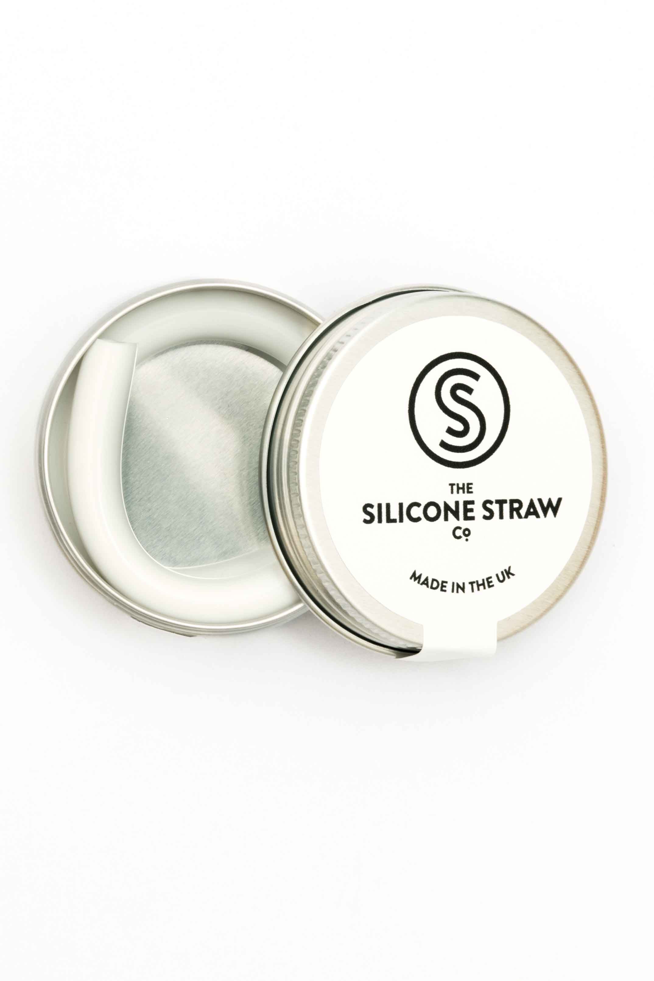 Silicone Straw Tin