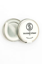 Silicone Straw Tin