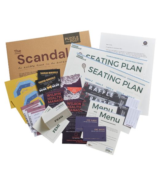 An Escape Room in an Envelope: The Scandal