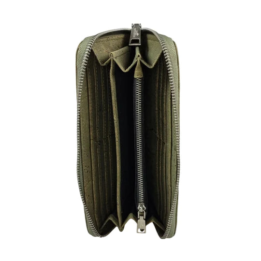 Albufeira Large Ladies Purse - Khaki