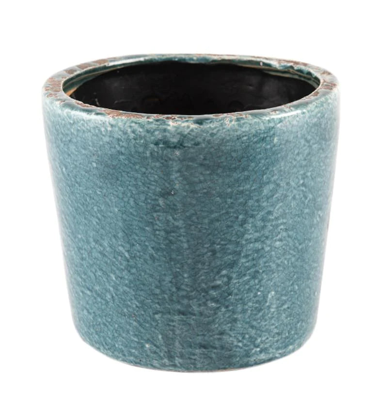 Vintage Blue Pot 10cm
