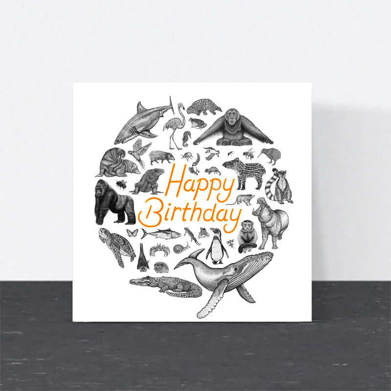 Animal Kingdom Birthday Card