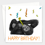 Baby Gorilla Birthday Card