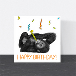 Baby Gorilla Birthday Card