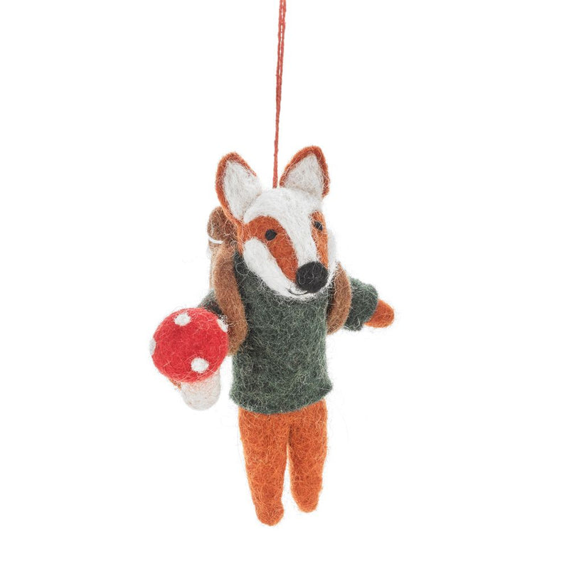 Frankie Foraging Fox
Handmade Felt Decoration