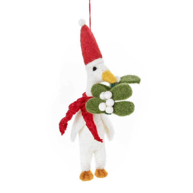 Christmas Quacker Duck
Handmade Felt Hanging Decoration