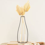 Large Black Metal Wire Outline Vase