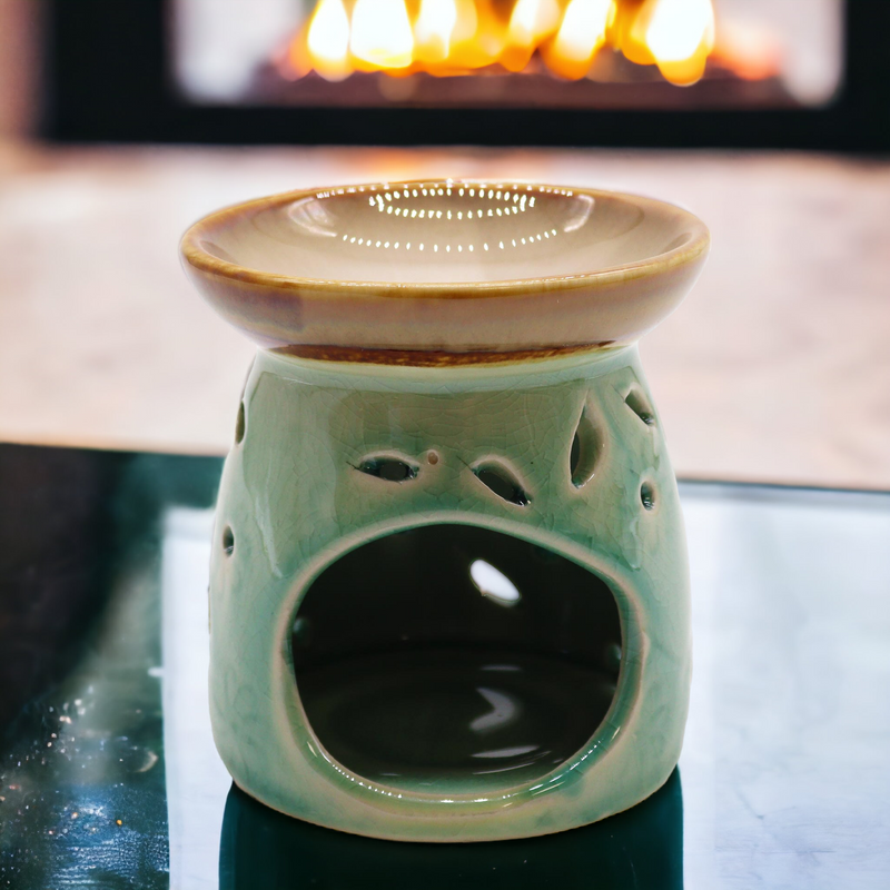 Blue Glaze Wax Melt Burner