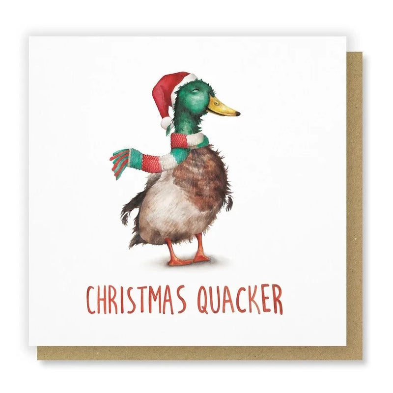 Christmas Quacker Card