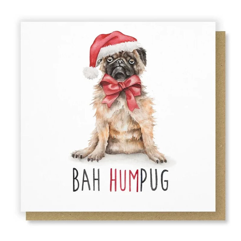 Bah Humpug Christmas Card