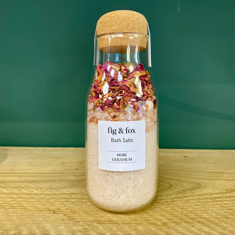 Rose Geranium Bath Salts