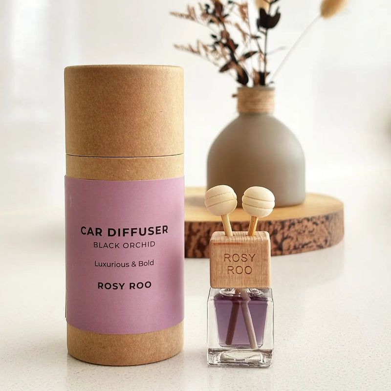 Rosy Roo Car Diffuser - Black Orchid