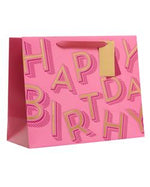 Pink Happy Birthday Gift Bag