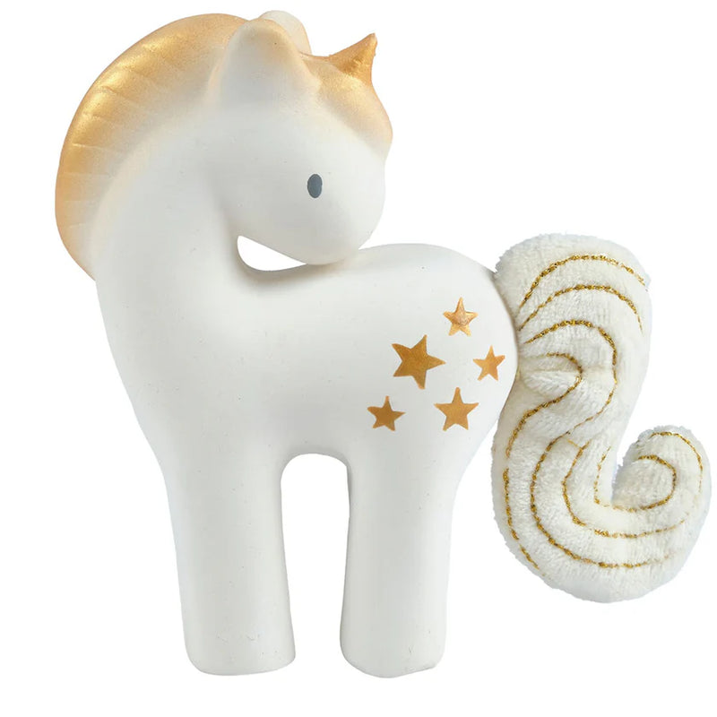 Fairytale Collection - Shining Stars Unicorn Natural Rubber with Crinkle Tail