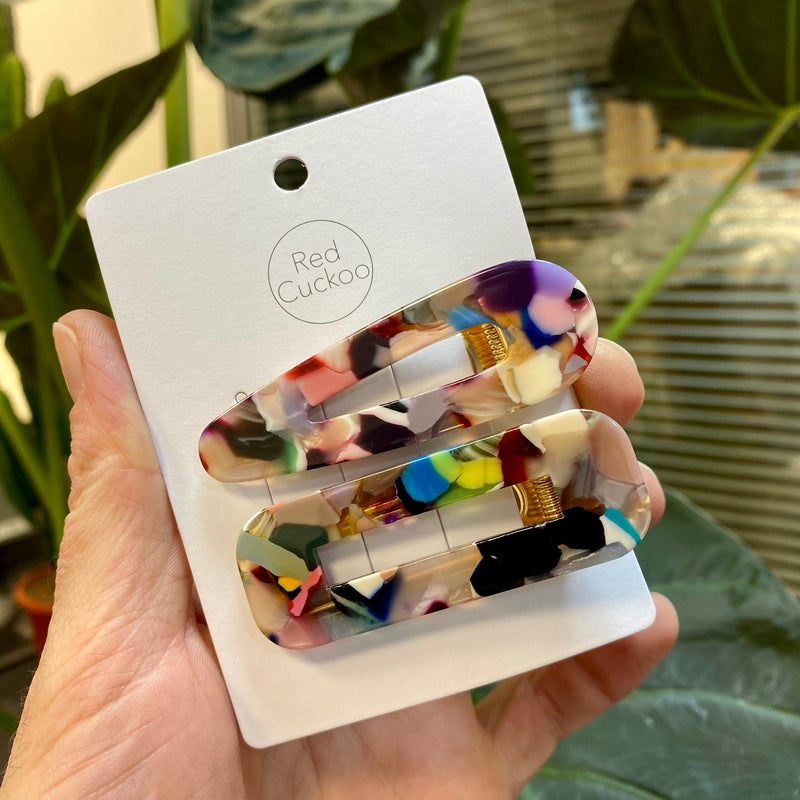 Hair Clips Pack of 2 Multi