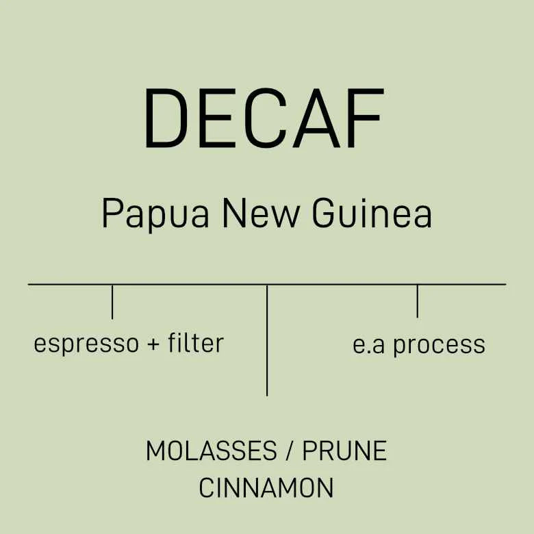 Papua New Guinea Decaf Coffee Bag 225g
