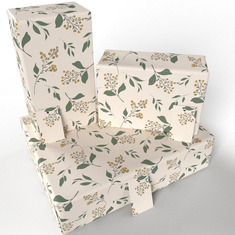 Luxury Botanicals Wrapping Paper