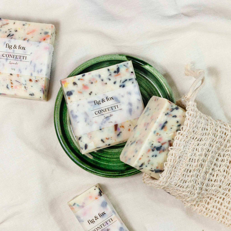 Confetti Soap Slice