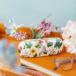 Vintage Flowers Glasses Case