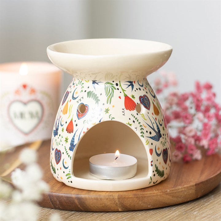 Bloom Print Wax Burner