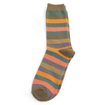 Striped Olive Socks