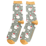 Santa Sheep Socks