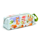Zoo Animal Canvas Pencil Case
