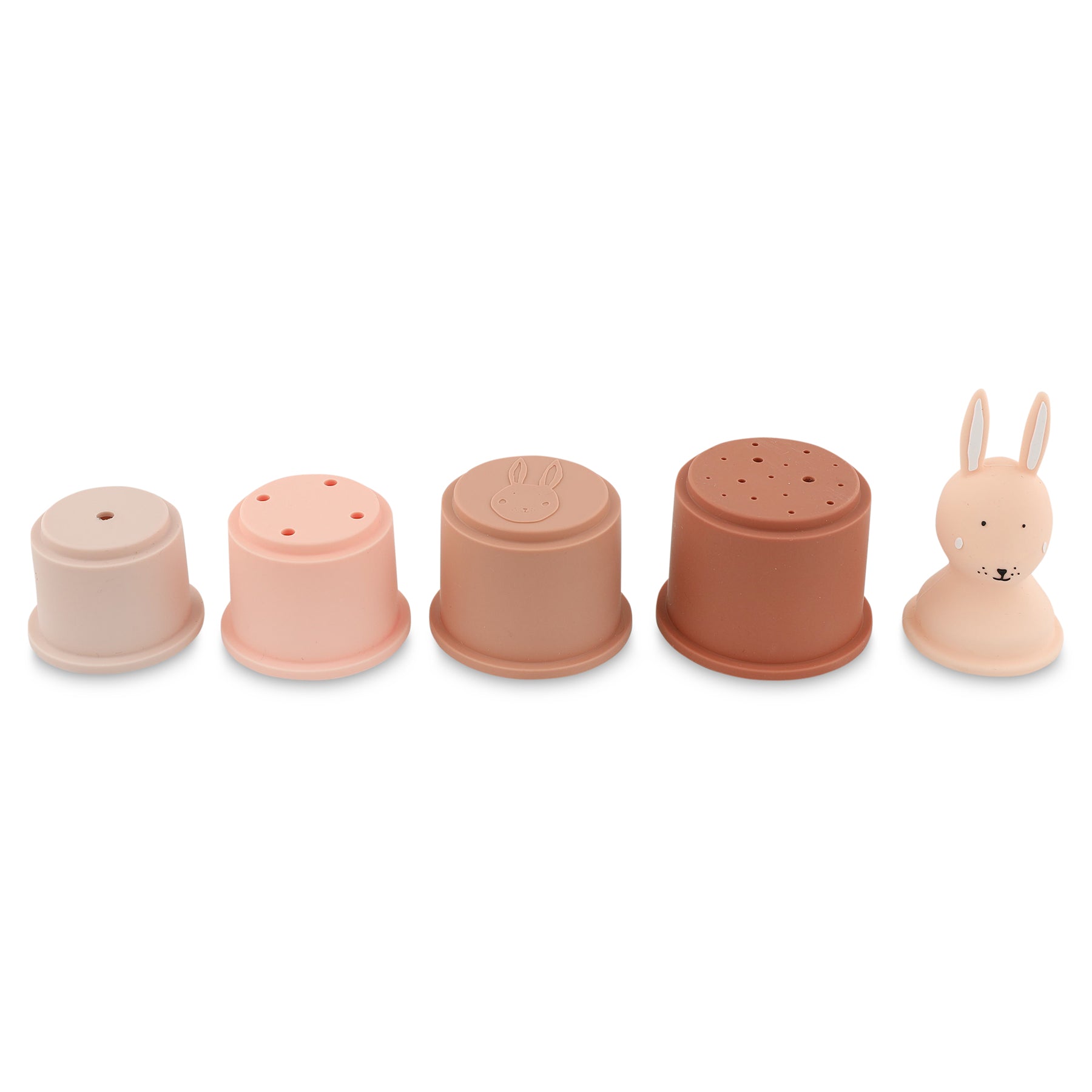 Rabbit Food Hiding Toys 8 Pcs Rabbit Stacking Cups - Colorful Bunny Toys For Food Hiding & Play Food Hiding Toys For Rabbits