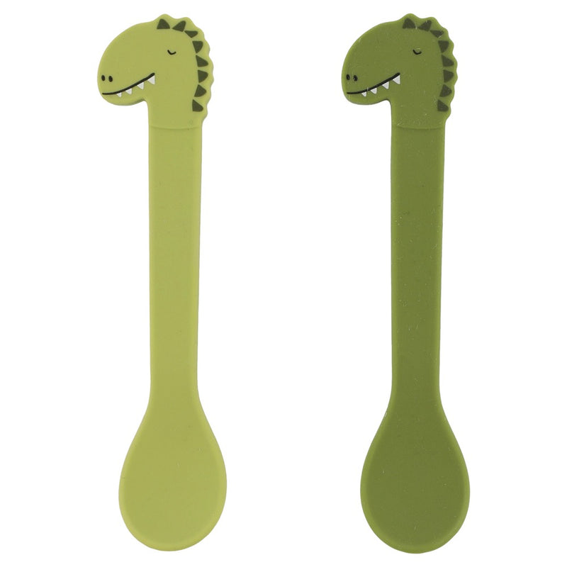 Silicone spoon 2-pack - Mr. Dino