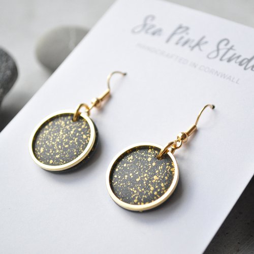 Shoreline Granite Speckle Earrings